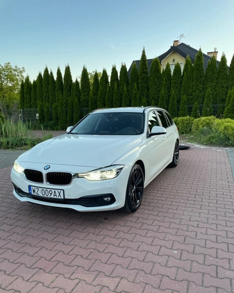 BMW Seria 3 cena 74900 przebieg: 106500, rok produkcji 2018 z Warszawa małe 67